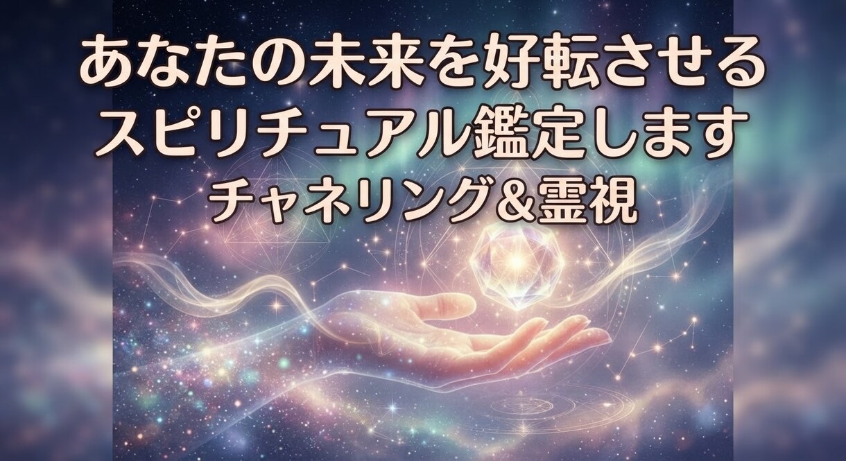 あなたの未来を好転させるスピリチュアル鑑定します 複雑な恋の行方や本当の気持ちを深く読み解きます。 イメージ1