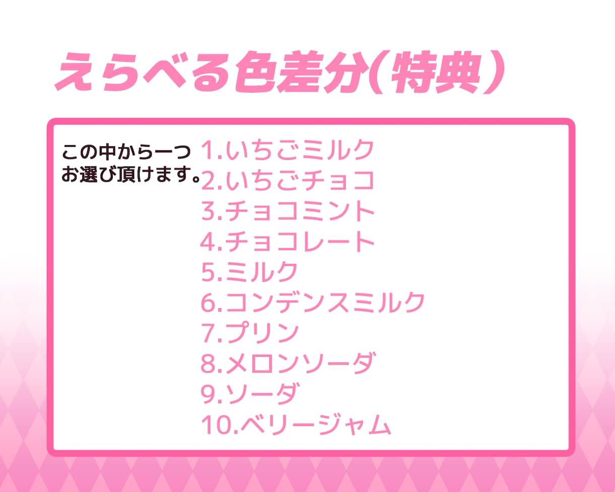 とことんかわいいアイコン描きます 小物一点まで無料！！！スイーツ風の色差分つき イメージ7