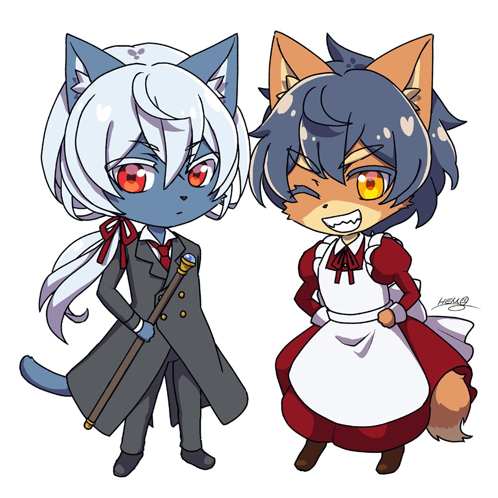 ポップで可愛いミニキャラ絵描きます キラキラな男女・獣人・ケモノが得意です！ イメージ5