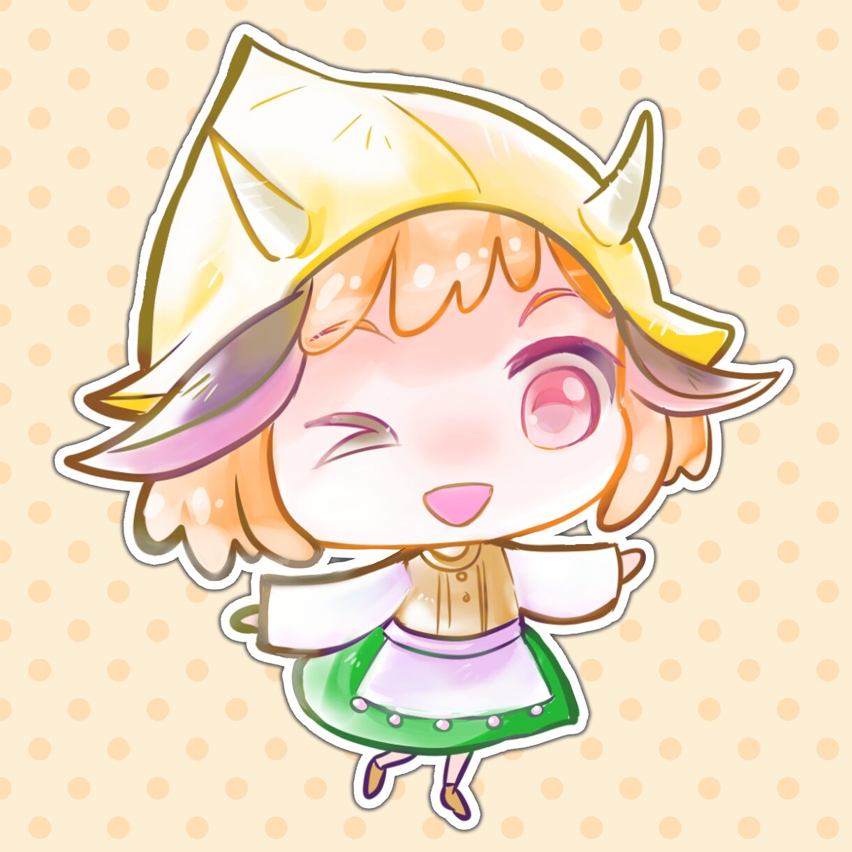 動画配信に使えるミニキャラ作成します デザイン込み！基本の表情立ち絵＋表情差分4種類での納品です。 イメージ5