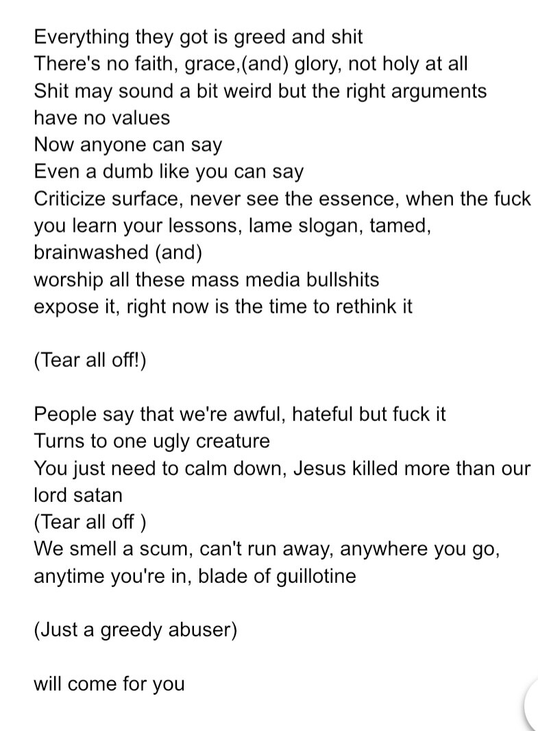 英詞の校正、翻訳、作成等サポートを承ります あなたの素晴らしい楽曲にスマートで自然な英詞を イメージ7