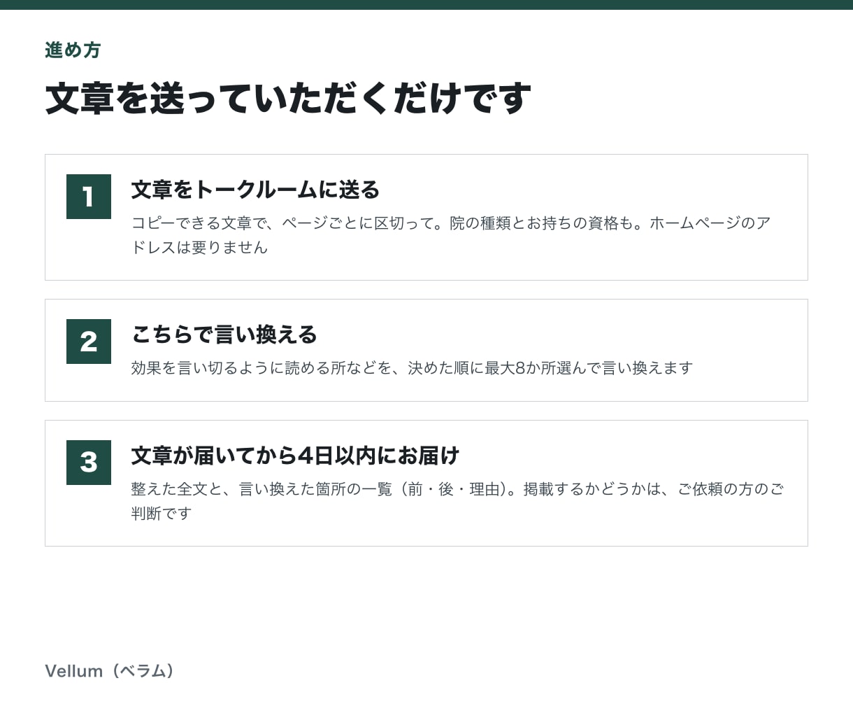 治療院のHP文章を、柔道整復師が整えます 言い切りすぎた表現を、自然な言葉に言い換えます イメージ3