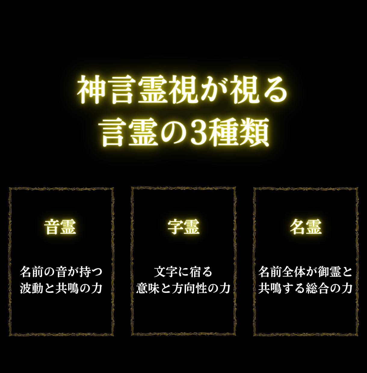 命名・名前鑑定を神言霊視でお伝えします 命名・名前の答えを霊視占いで出したいあなたへ イメージ6