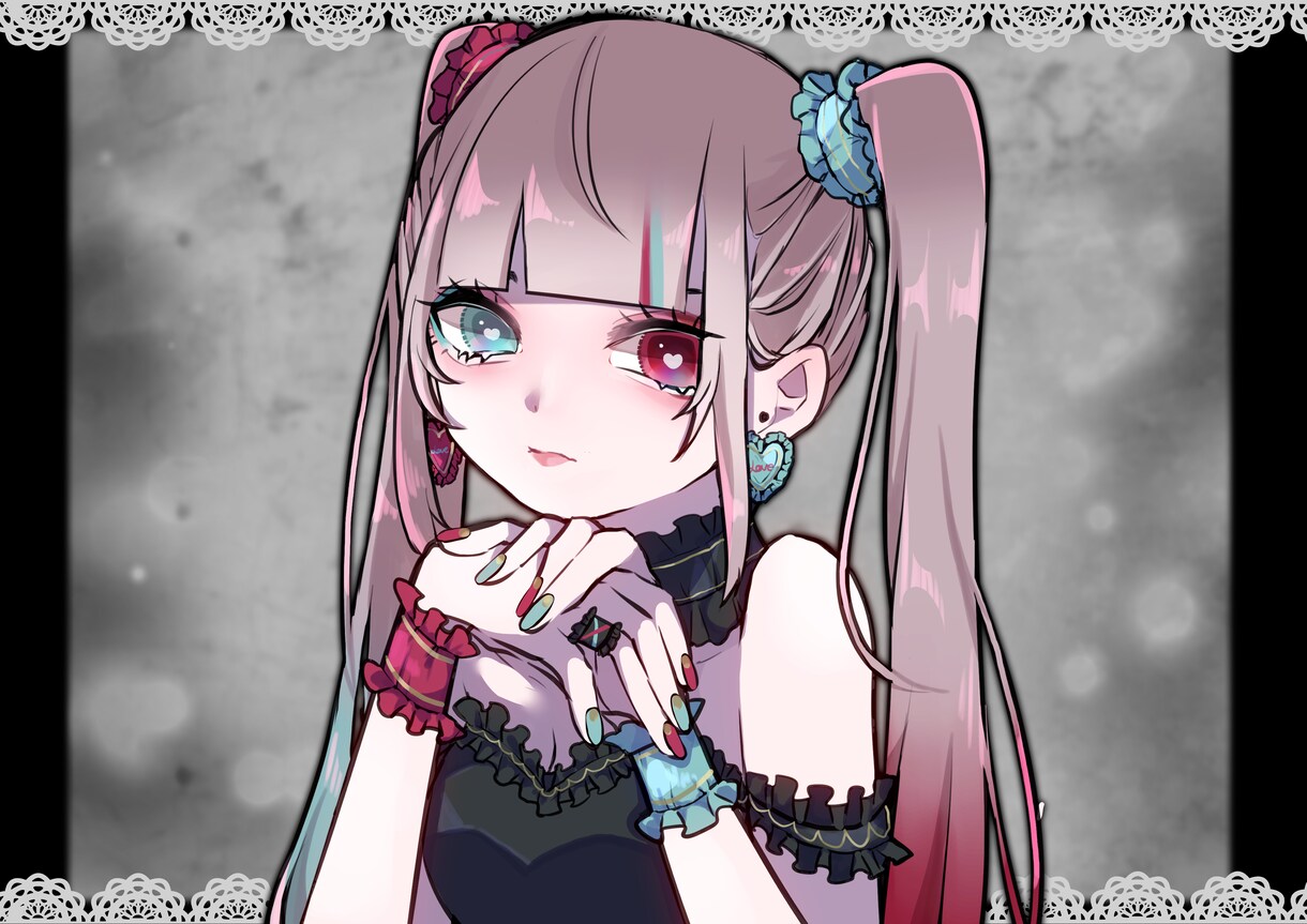 イラストのご依頼募集してます カラフルで少しダークな雰囲気が得意です･･･♡ イメージ6