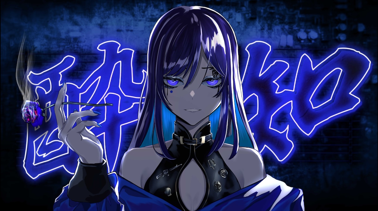 VTuber・活動者向けの一枚絵を制作します 歌ってみたMV・配信サムネ・グッズなど活動を彩る一枚を！ イメージ3