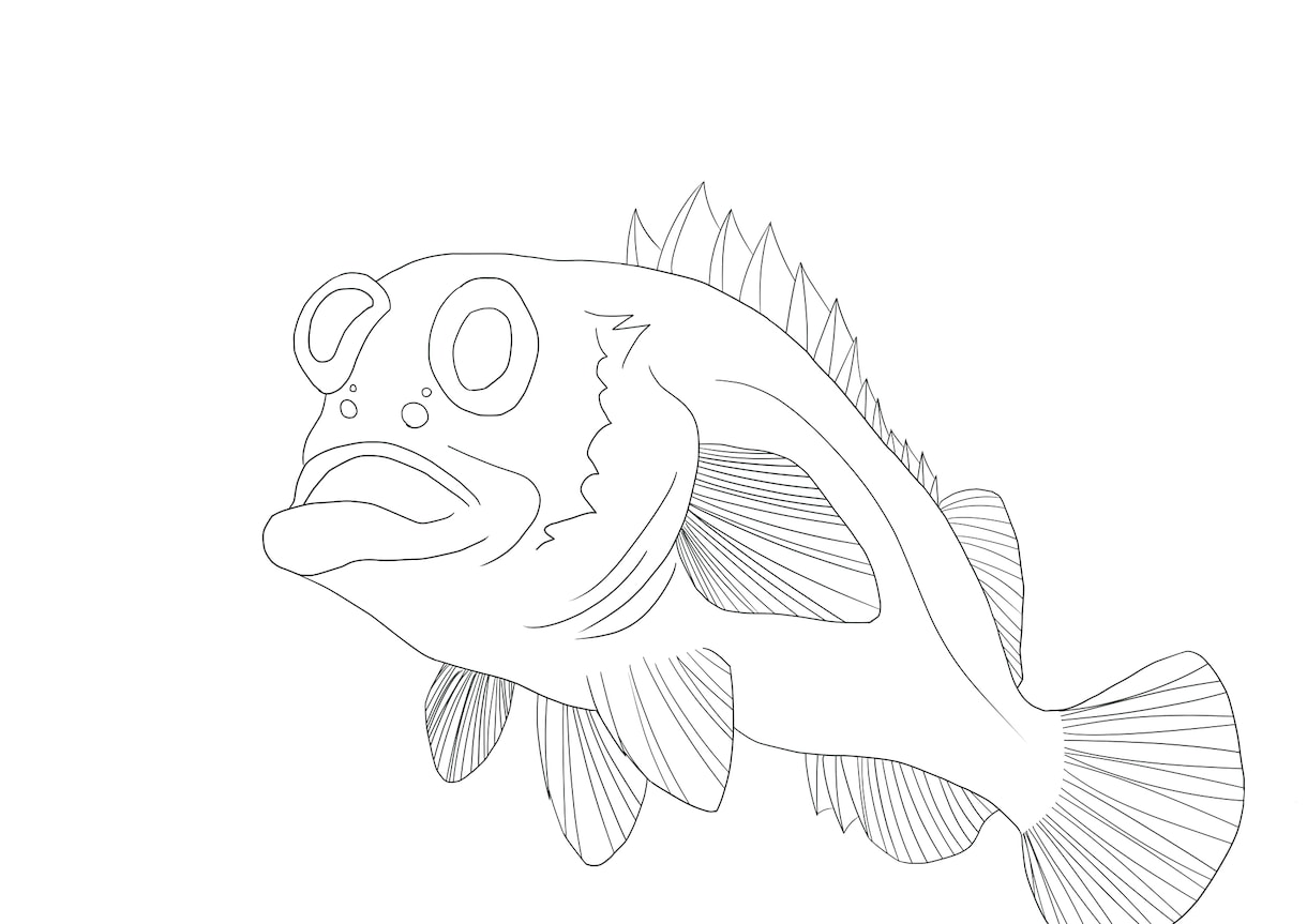 元水族館飼育員が水生生物のイラスト描きます イラスト、解説版、SNSのアイコン等に イメージ2