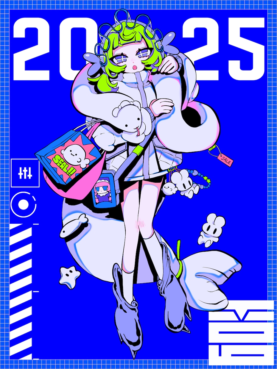 商用可！映える色彩の目立つイラスト描きます ☆目を引くイラストでCDジャケット、MV、Vtuberなど！ イメージ8