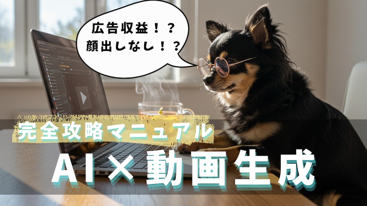 AIを使った動物での動画生成を教えます AI未経験でも1日で動画生成可能。 イメージ1