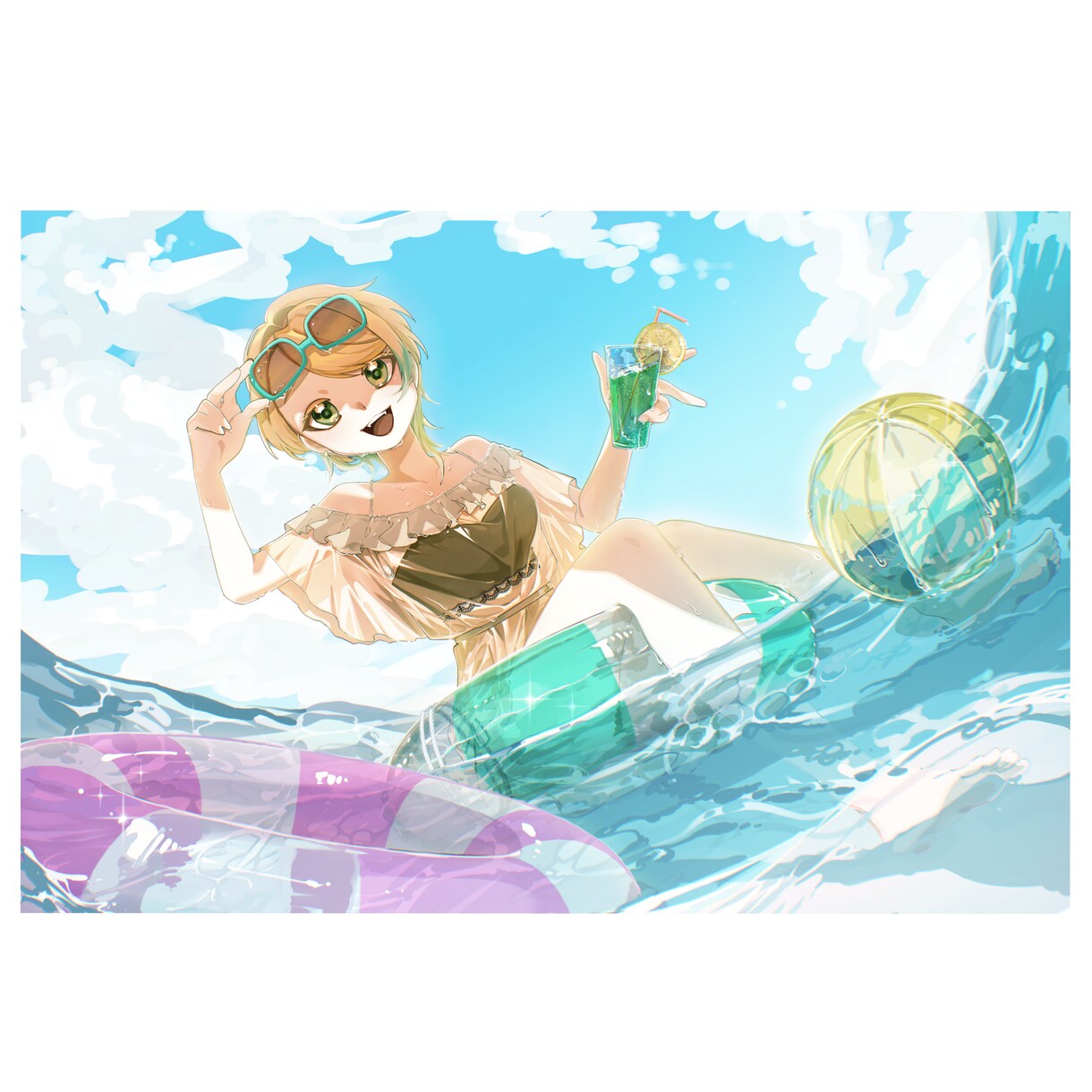 MV・記念絵・配信向けイラスト描きます 人物、背景分けて納品対応可！！！パーツ分けも対応！！ イメージ2