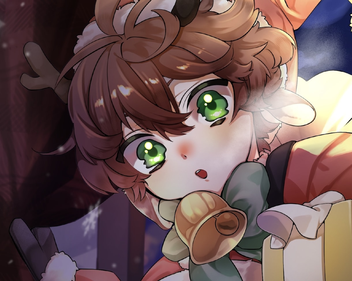 歌ってみたなどのご希望の可愛いイラスト描きます ☆一枚絵・アイコンなどお気軽にご相談ください☆ イメージ1