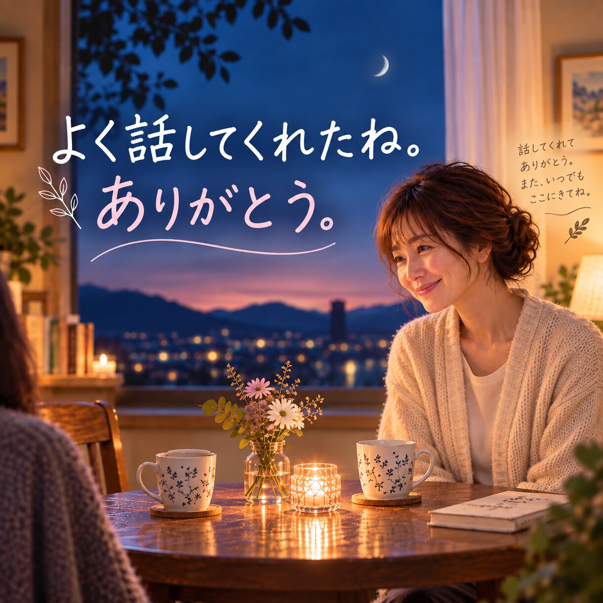 現実では誰にも言えない話、そっとお聞きします 答えを出すよりも、話して心を軽くしたい、そんな夜に イメージ4