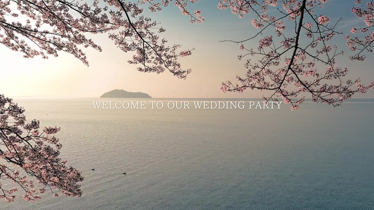 プロフィールムービー結婚式→テンプレをご提供します 低価格×高品質なムービーをお届け◎ アプリ：Canva イメージ1