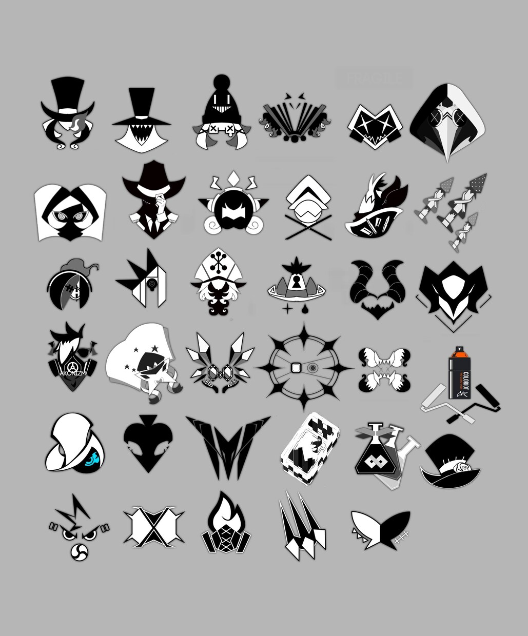 キャラクターロゴ作ります ゲーム等で良く見かけるスタイルで作ります。 イメージ1
