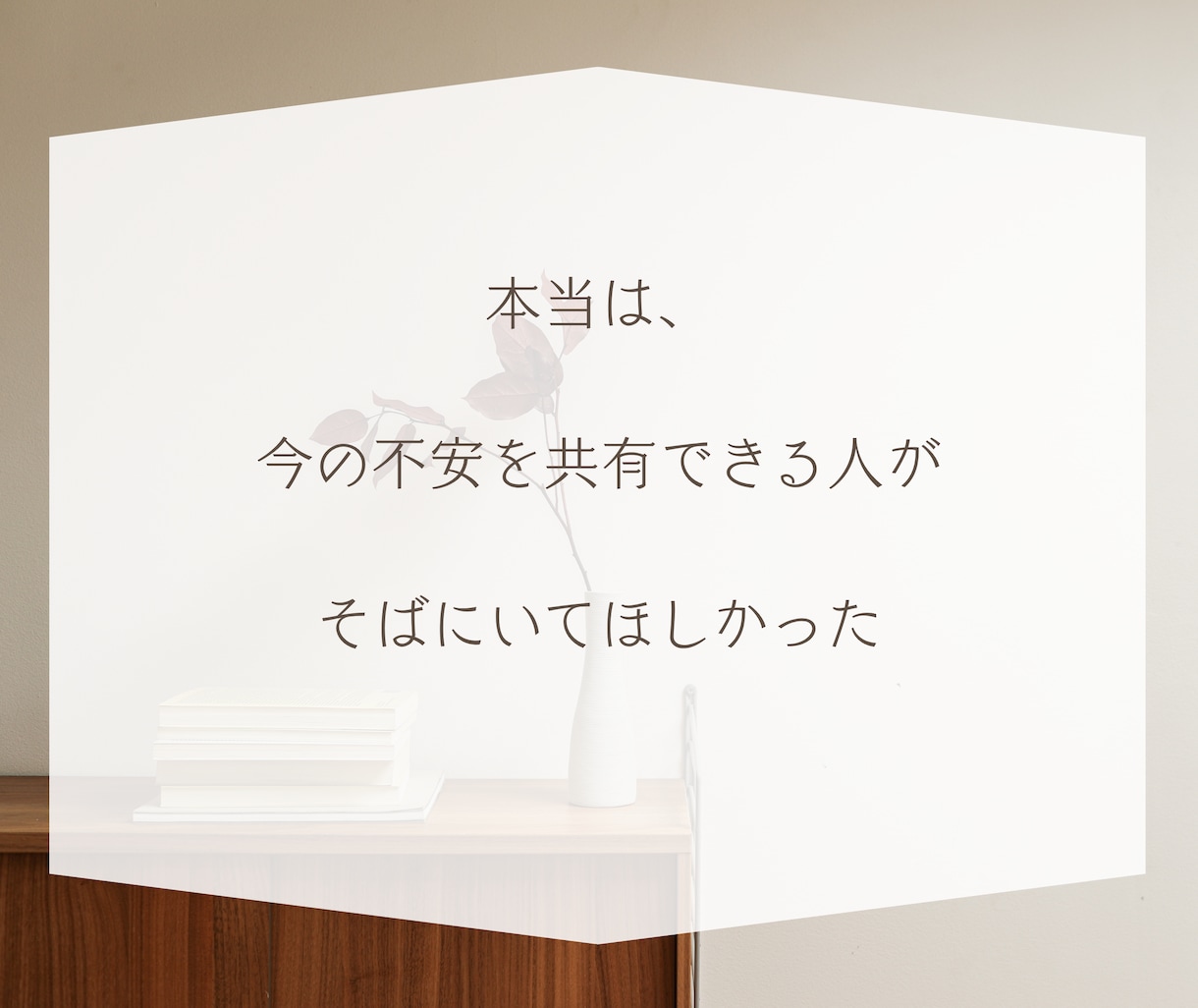 パニック症の不安に、経験者が即レスで寄り添います 外出・待ち時間の不安/ 相談・質問・愚痴OK／即レス／60分 イメージ5