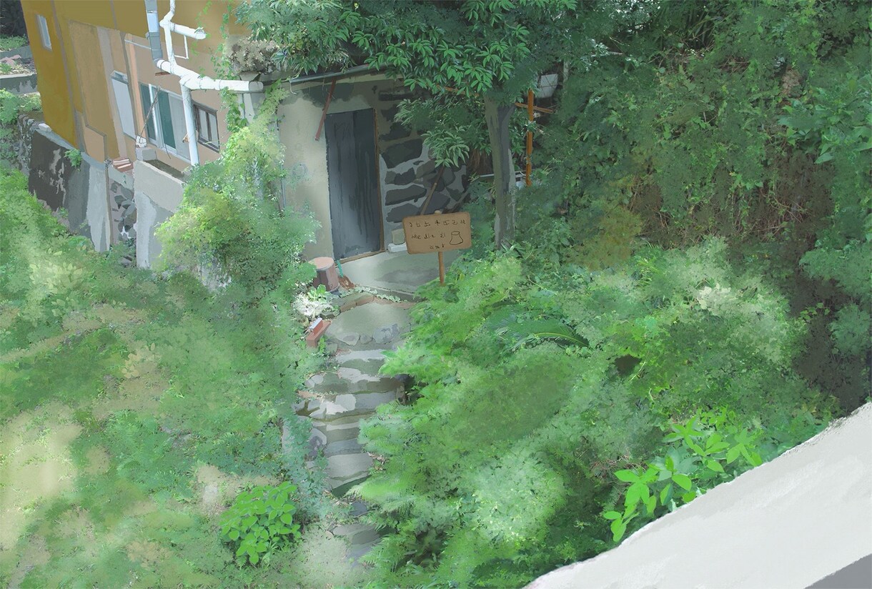 写真を加工、加筆しアニメタッチの背景作品を描きます あなたの思い出の1枚をアニメ作品の背景のように！ イメージ6