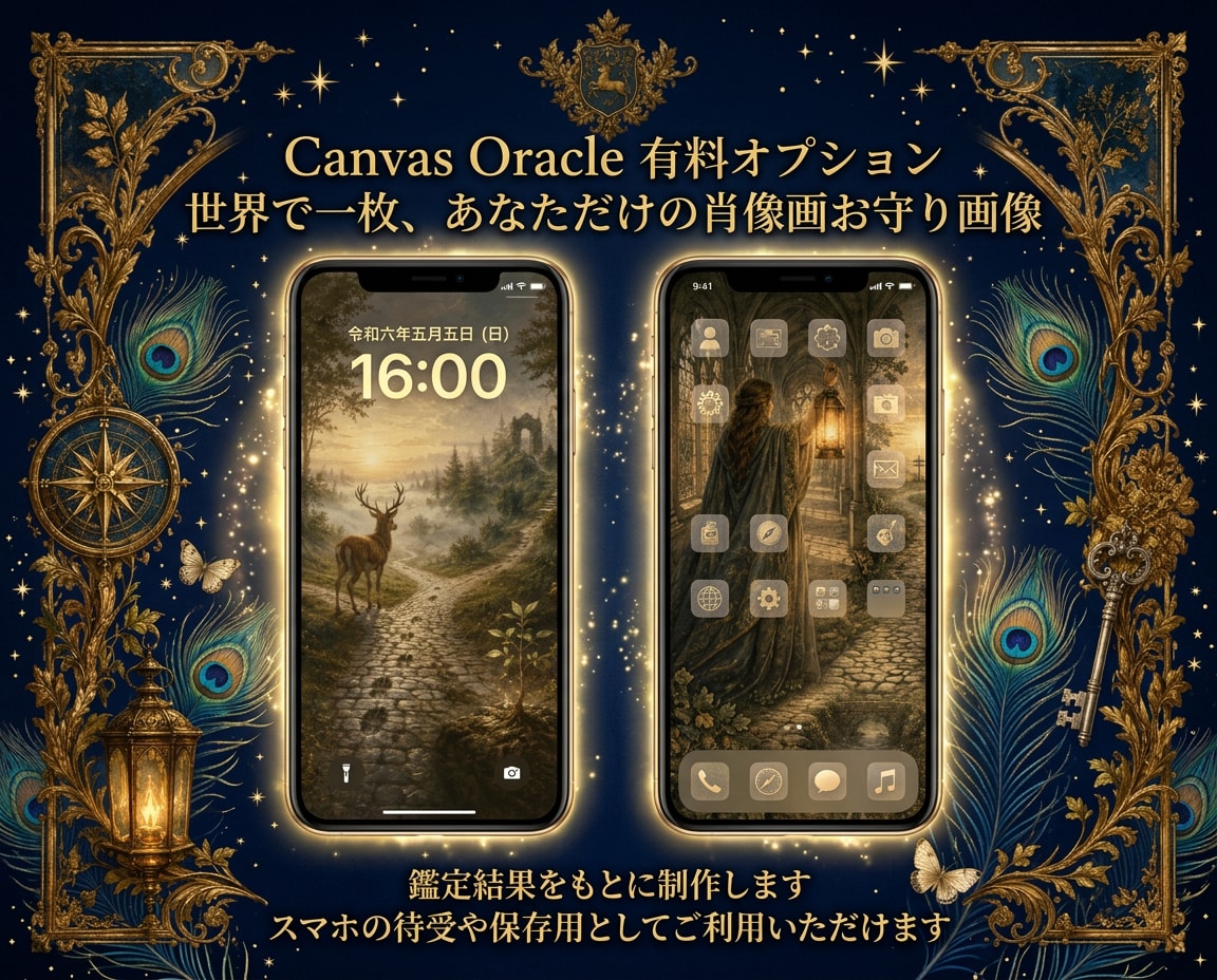 あなた自身を肖像画として読み解きます あなたの心の奥にある本音が 一枚の肖像画になる解説型オラクル イメージ8