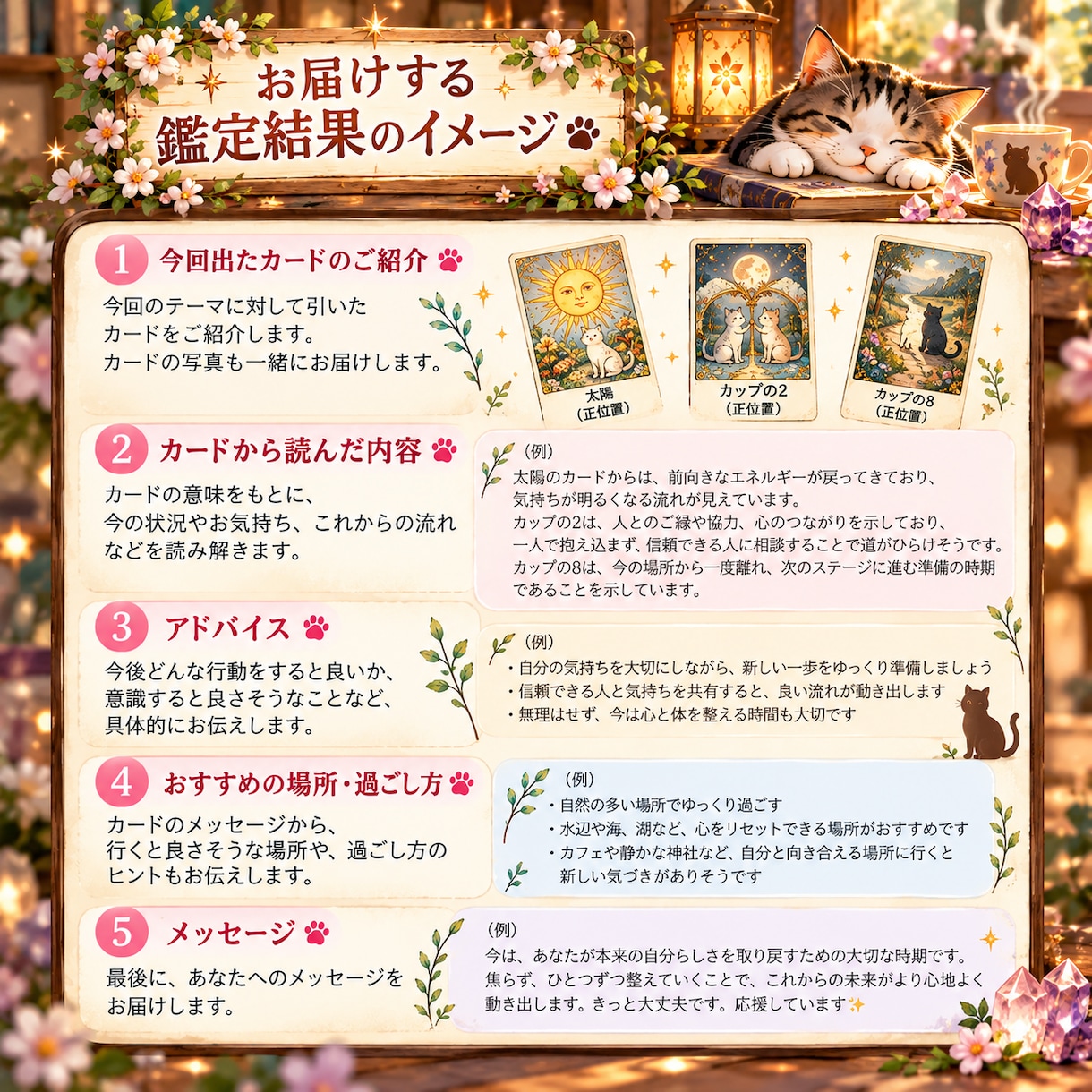 １質問、枚数制限なしで見させていただきます きっかけとなるカードからのメッセージ、みてみませんか？.* イメージ3
