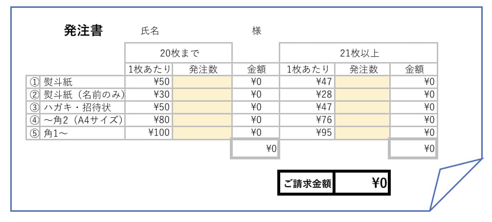 筆文字の表書き、代筆します 「手書き」の心温まる贈り物、お便りにしませんか？ イメージ2