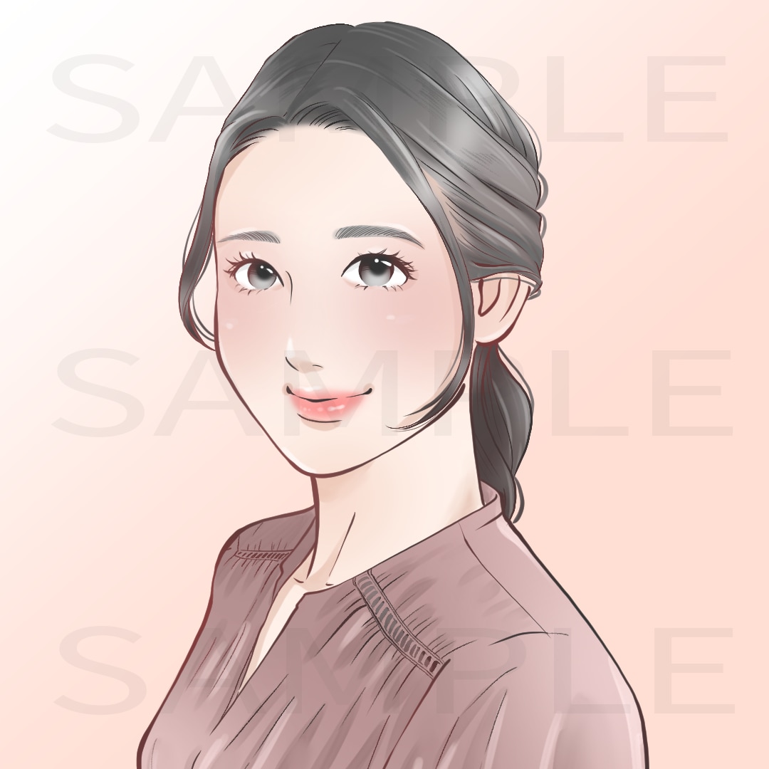好印象☆シンプルでかっこいいアイコン描きます ビジネスや副業用のSNS,ブログのプロフィール画像などに イメージ4