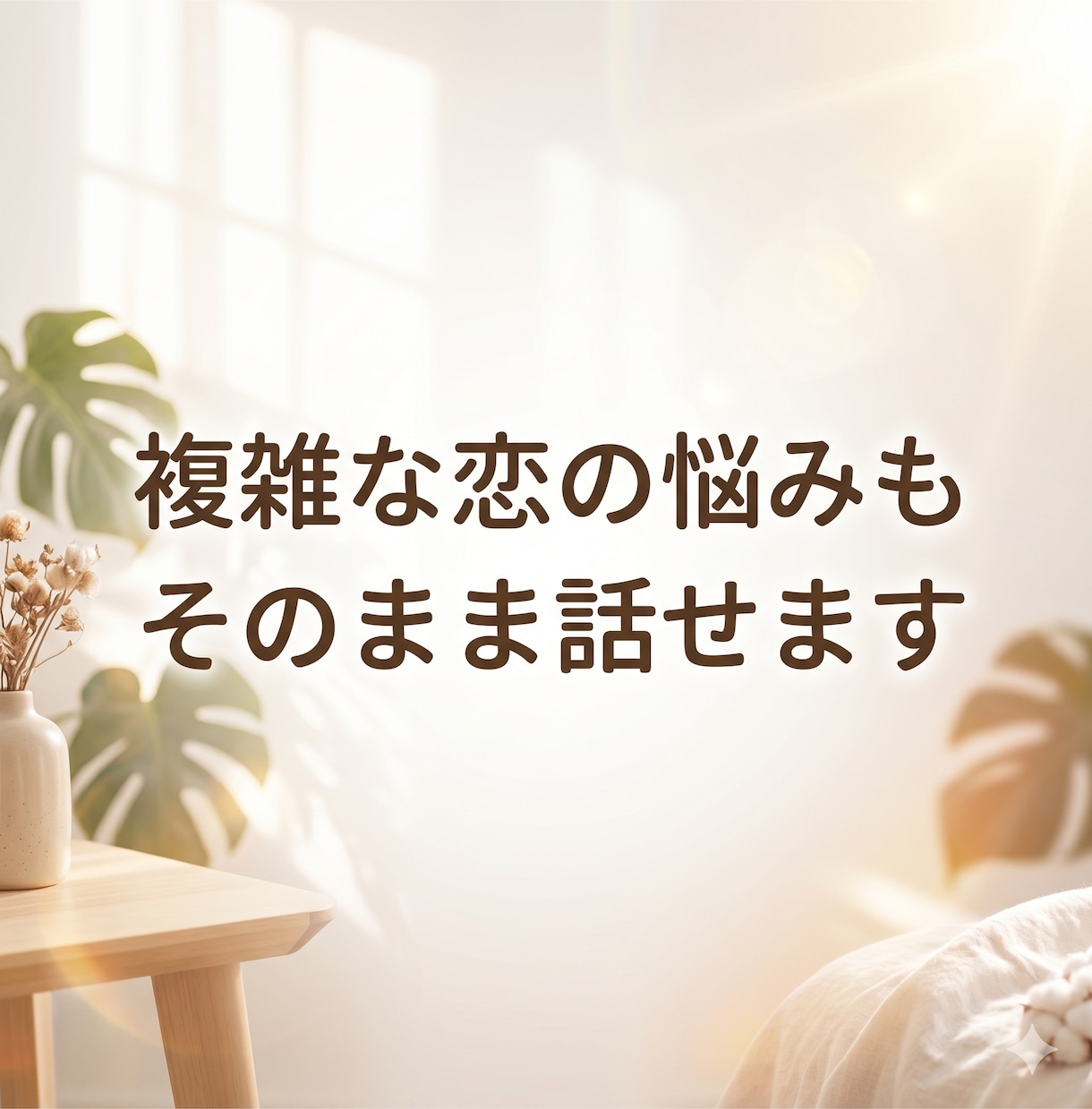 誰にも言えない不倫や人生の悩み私が全部受け止めます 不倫/悩み/愚痴/秘密/雑談/恋愛。何でもOK。 イメージ5