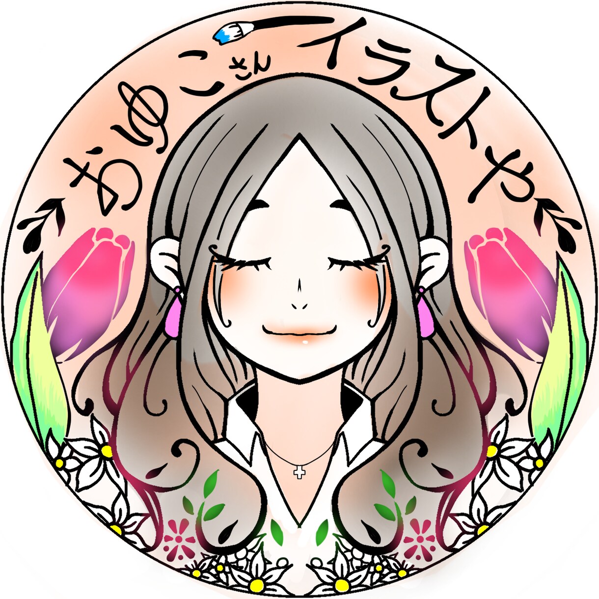 切り絵風  SNS用アイコンイラストお描きします あなたの"好き"を目を引くイラストに イメージ2