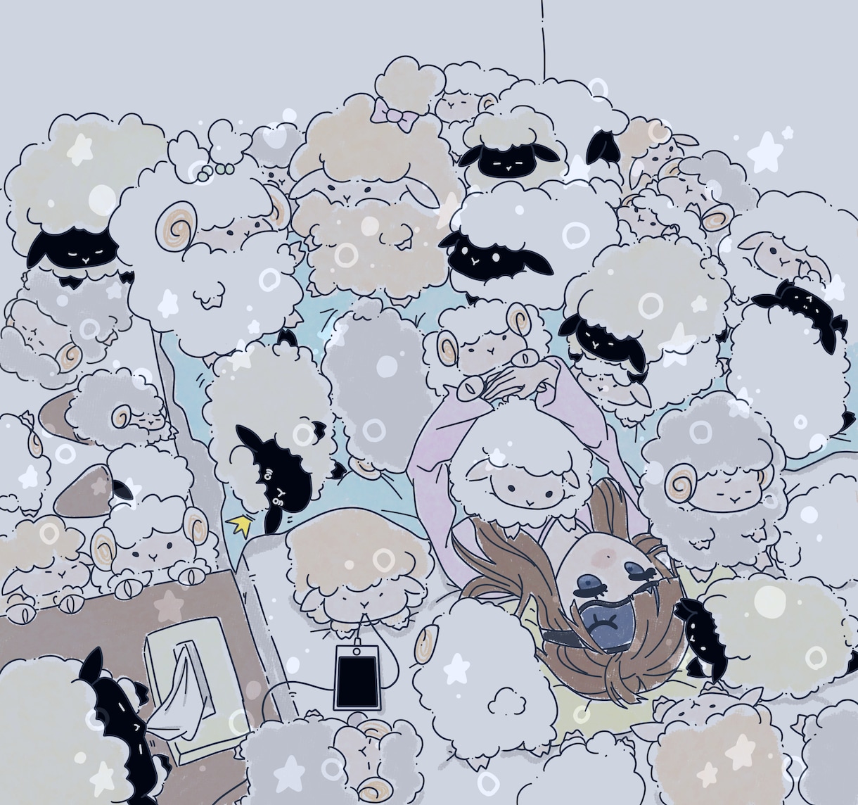 ゆるふわでかわいいアイコン描きます 流行りの緩くて可愛いアイコンでSNSを楽しみませんか？ イメージ1