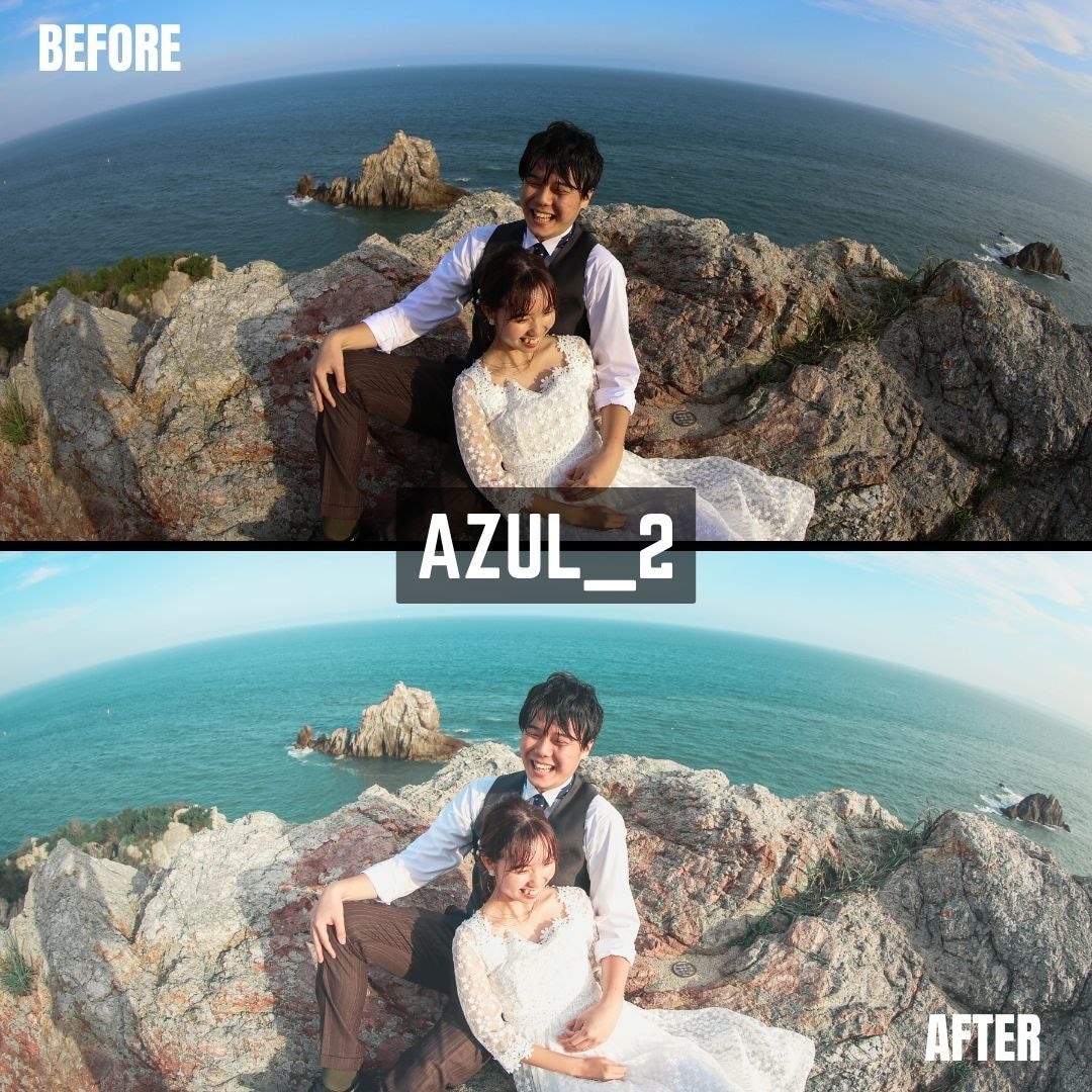 AZUL｜Lightroomプリセット販売します スマホで撮影した写真、ワンタッチで大変身！ イメージ5