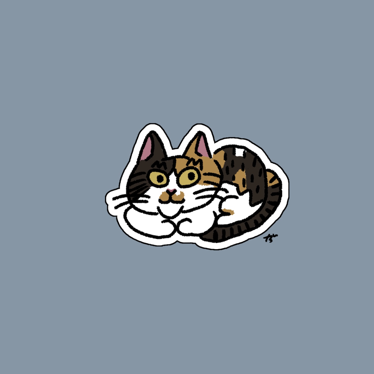 猫ちゃんのイラスト描きます アイコン等に使えるような、猫ちゃんのゆるいイラストです。 イメージ3