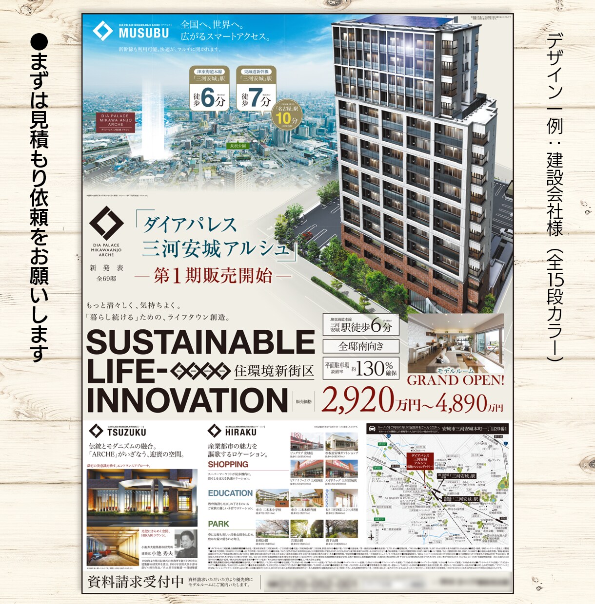 新聞広告を経験豊富なプロがデザインします 各新聞社のインク総量に対応・プリフライトチェックもお任せ! イメージ6