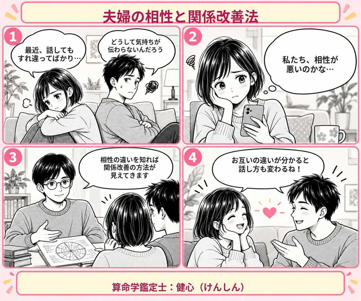 夫婦のすれ違い、改善のヒントを提供します 最近なぜすれ違うの？どうしたら仲良くなれるの？ イメージ4