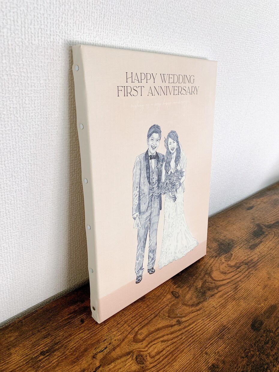 ウェルカムボード・結婚祝いにも喜ばれますます キャンバスプリント　正方形 W400×H400×D37mm イメージ4
