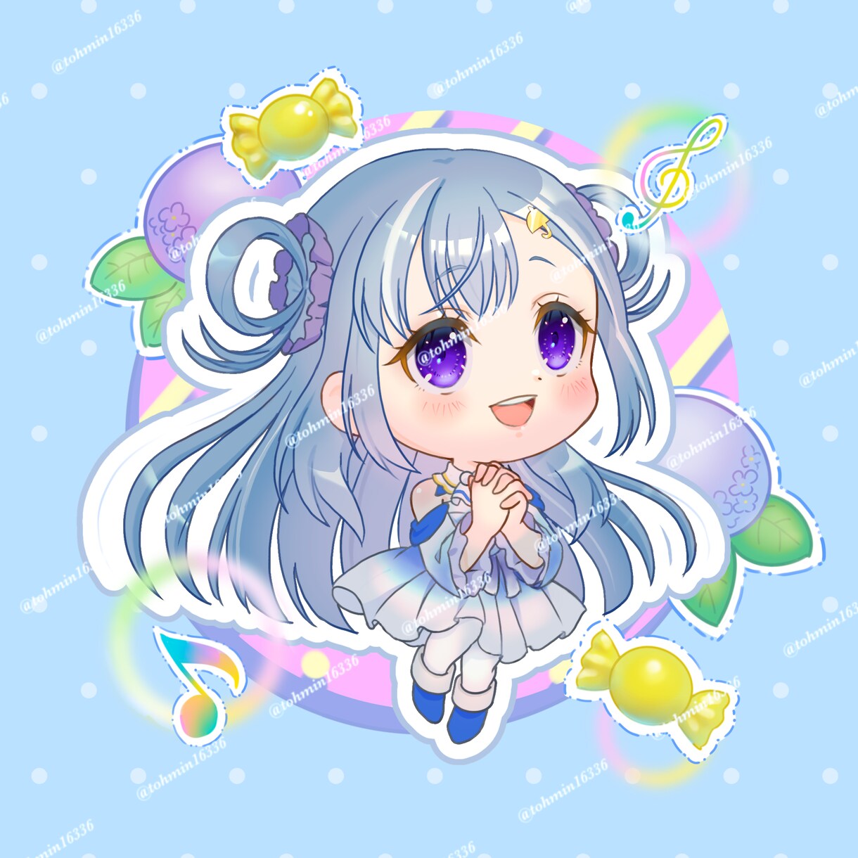 SDサイズの可愛いキャラクターをお描きします SNSのアイコンなどにご活躍ください！ イメージ3