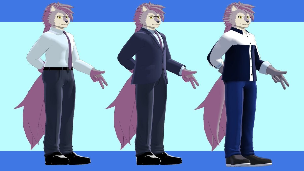 あなたのキャラクター、3D化します Vtuber活動に使えるモデルをフルスクラッチで作成します イメージ7