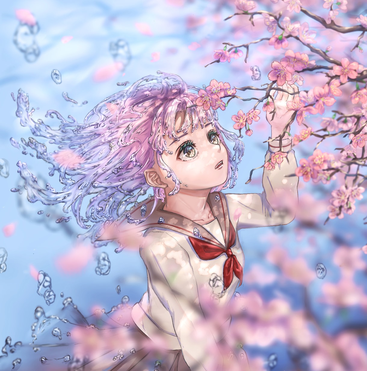サムネ、アイコン、立ち絵など格安で女の子描きます 独特な世界観の惹き込まれるイラストをお求めの方へ イメージ1