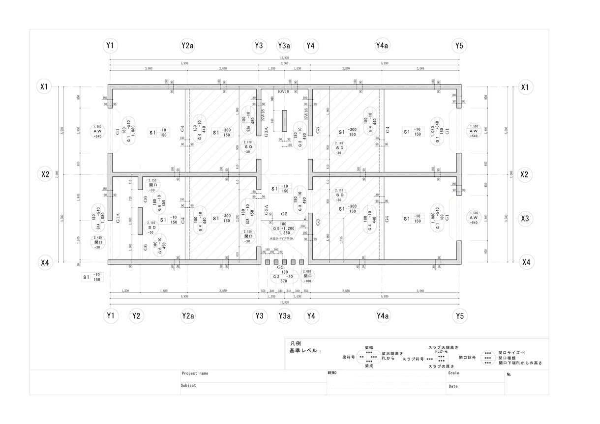 建築施工図作成図面やＣＡＤへの変換作成致します 建築の施工図やトレース図面であればお任せ下さい。 イメージ4