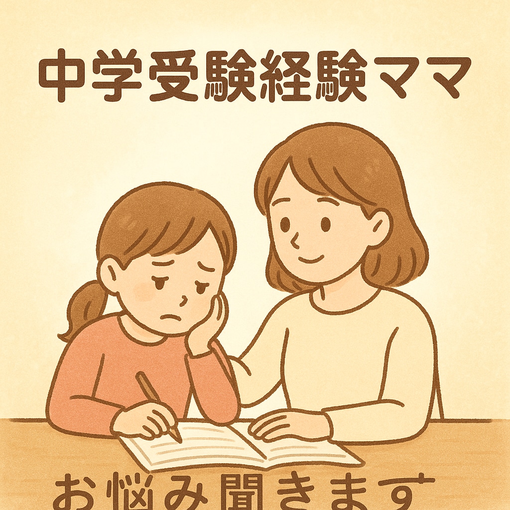 中学受験・子育てママ・心が軽くなる傾聴します。ます 4人の子育て＋中学受験経験ありの母が、あなたに寄り添います イメージ1