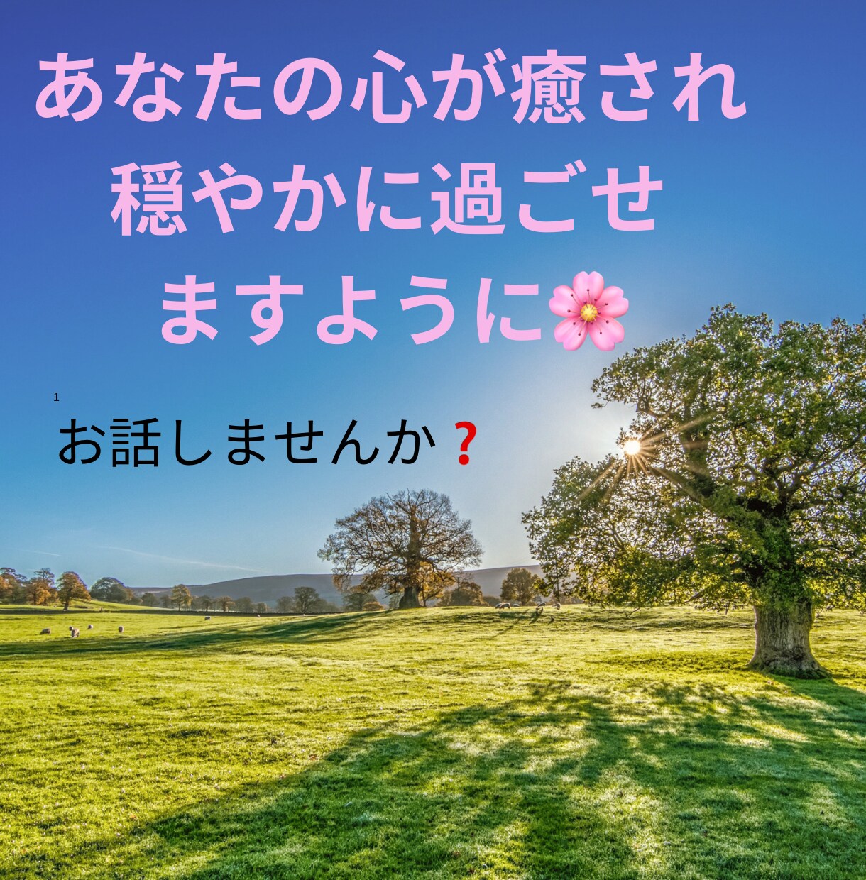 人生の経験を生かし、様々な局面の共感ができます 心の荷物を一個ずつ取り除き、あなたの笑顔を取り戻しましょう。 イメージ1