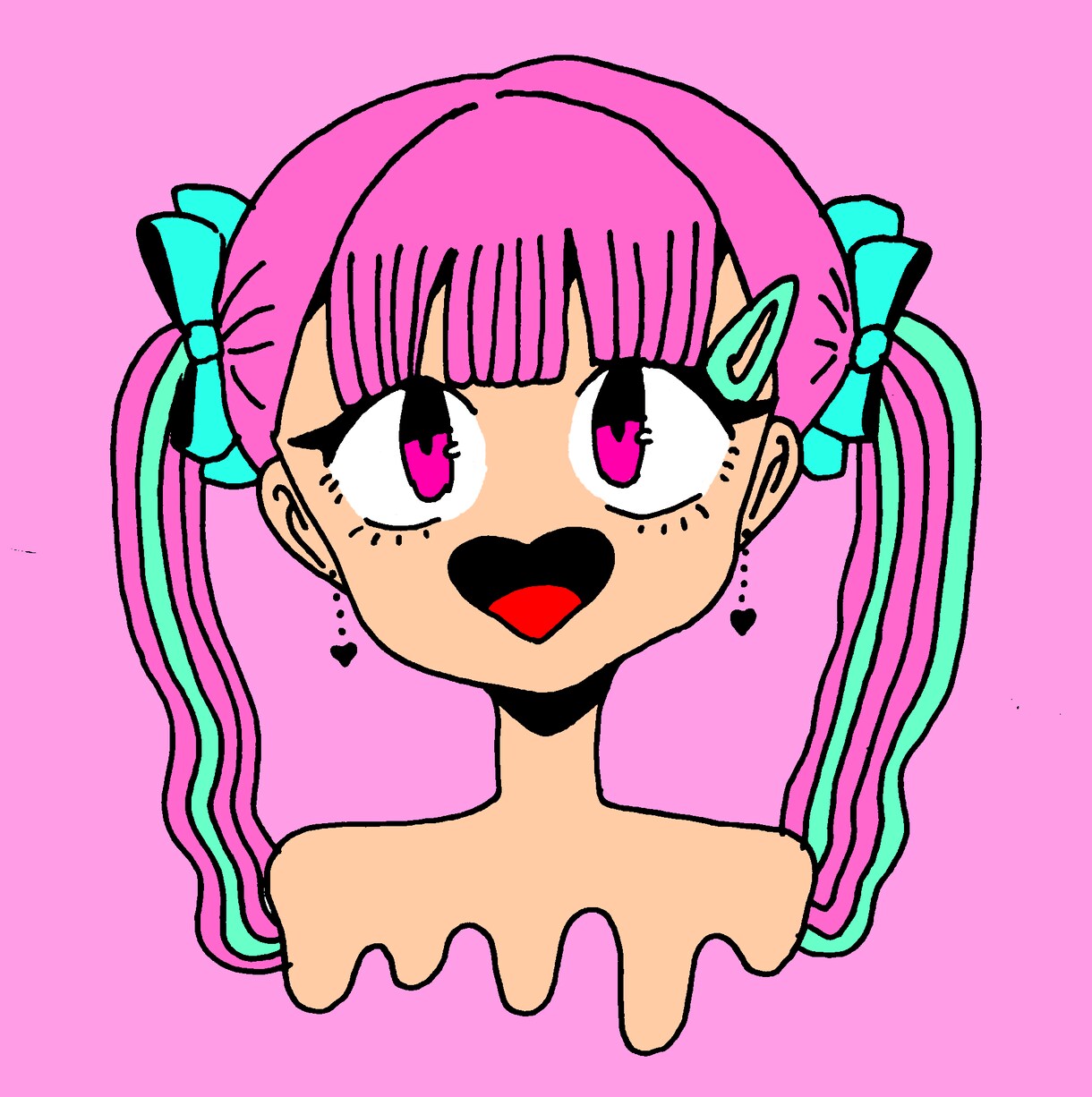 シンプルで可愛いボールペン画描きます 可愛いイラストを現役美大生が短時間でお届けします！ イメージ1