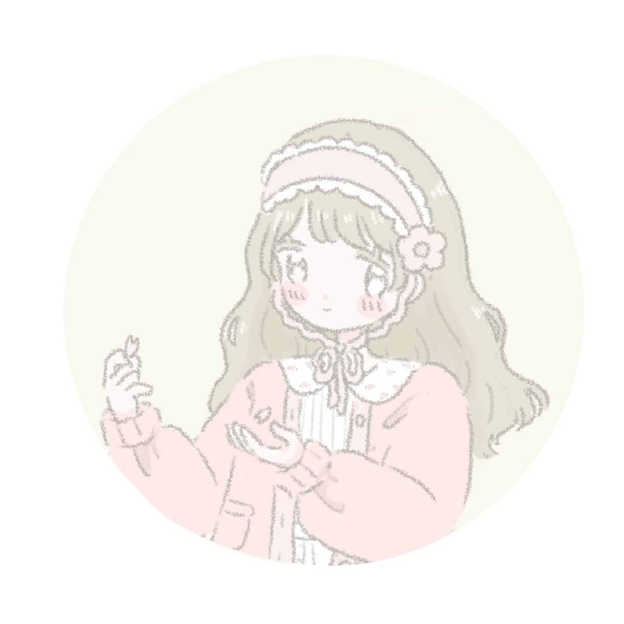 ふわっと可愛いsns用アイコンお描きします 淡い色合いで優しい印象を与えます イメージ3