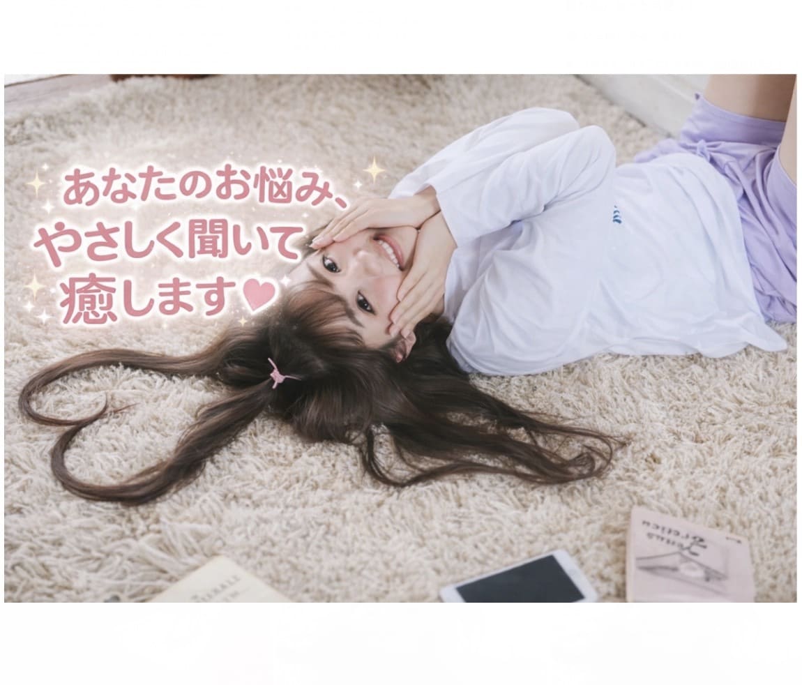 あなたに癒しを♡どんなお気持ちも受け止めます ゆっくりでOK♡女子大生が寄り添います♡ イメージ1