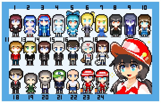 動画やゲーム用のドット絵を書きます レトロ風のドット絵でゲーム制作や動画の素材をつくります イメージ2