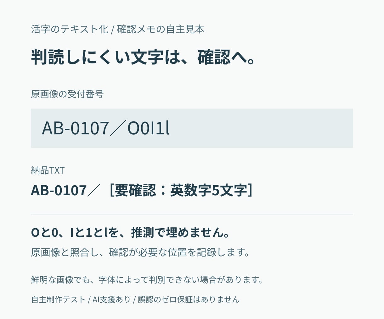 画像とPDFの活字をテキスト化します 日本語3000字まで。原文照合と確認メモ付き イメージ2