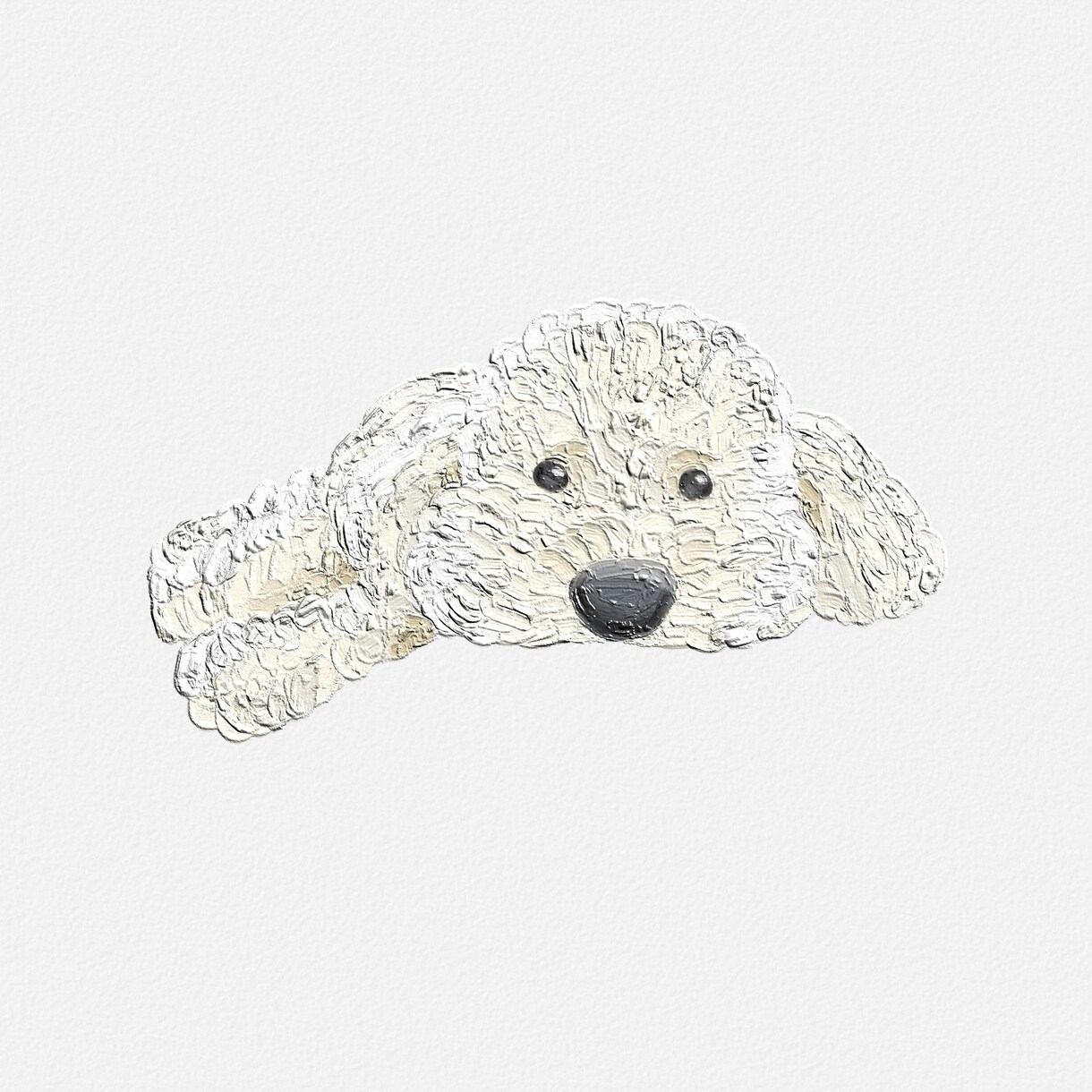 油絵風ペットの似顔絵製作します 油絵風◯ペット似顔絵◯ゆるくてかわいいイラスト イメージ3