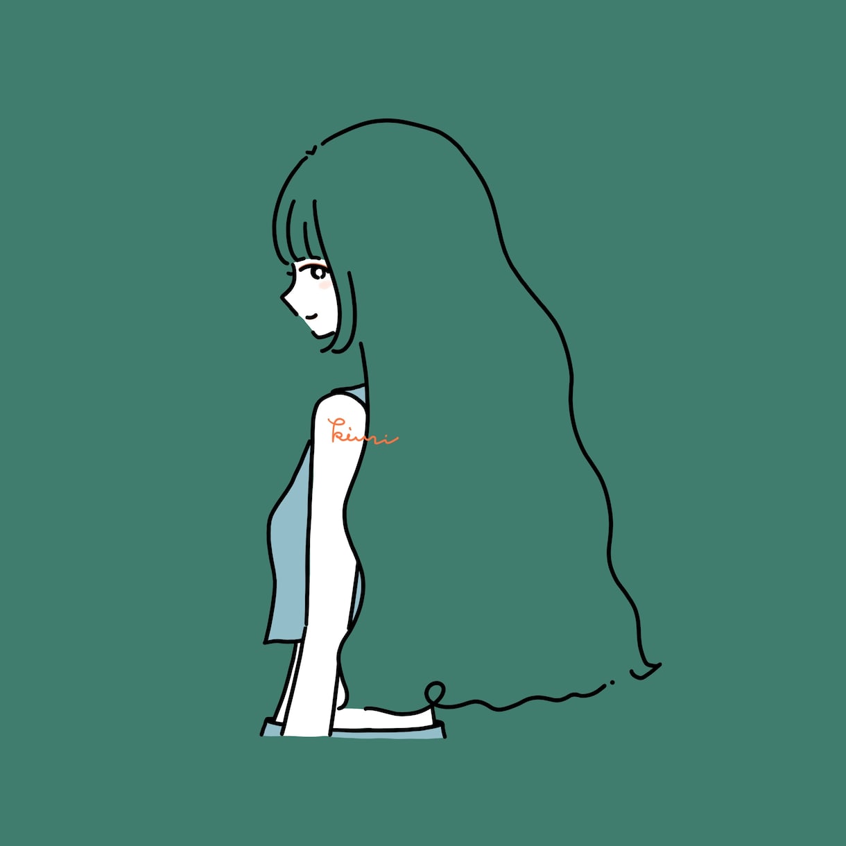 シンプルな人物イラスト制作します ✳︎SNSや名刺のイメージUPに✳︎ イメージ4