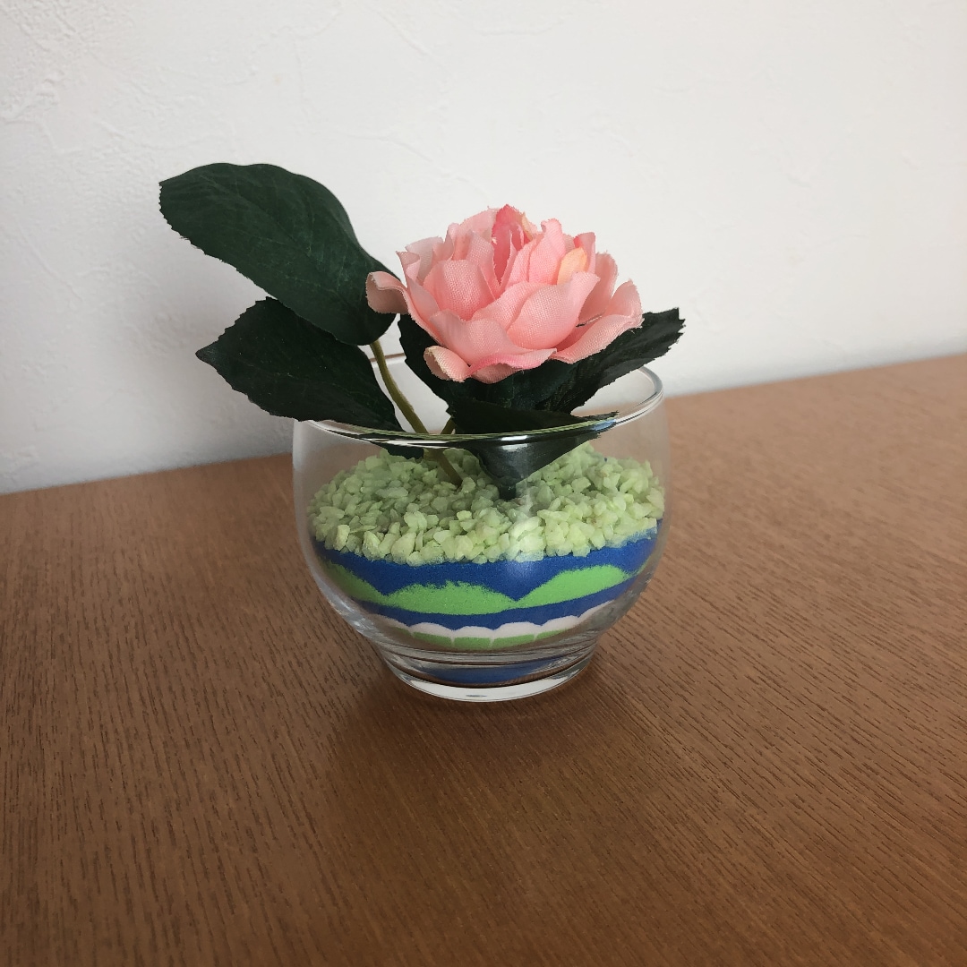 初めての方でも楽しくグラスサンドアート体験できます 小さいお子様から体験できるグラスサンドアート イメージ1