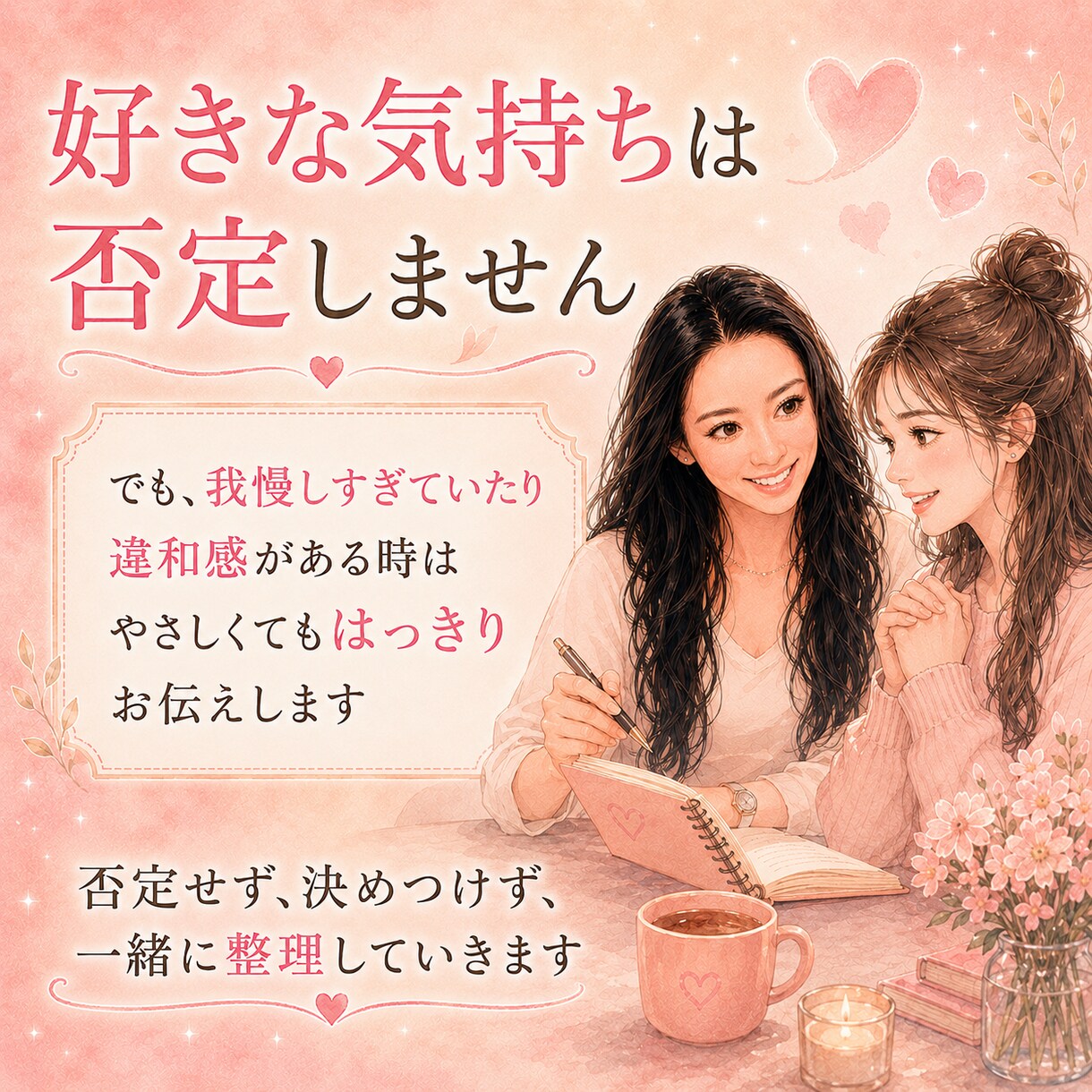 彼の本音と言動の違和感を一緒に見ます 彼の言葉より行動から温度感と違和感を一緒に見ます イメージ7