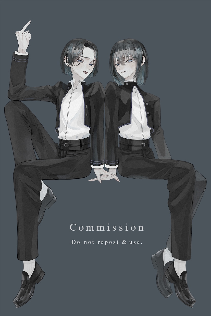 アンニュイでかっこいいイラストを描きます 配信サムネイルや歌ってみたなど。オプションで商用利用可。 イメージ3