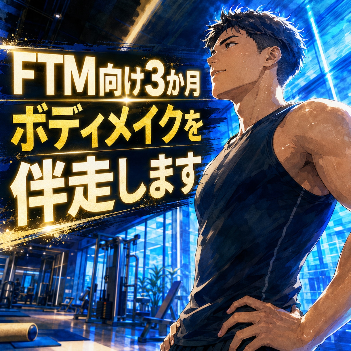 FTM向け3か月ボディメイクを伴走します 食事と筋トレを一緒に整え、自分が望む身体を目指す90日間 イメージ1