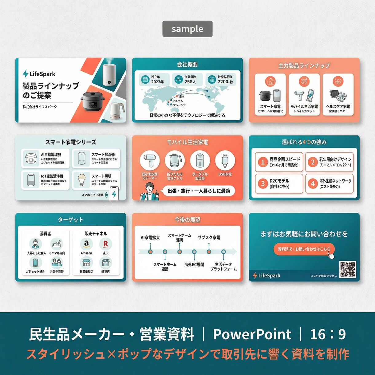 a【人材会社向け】企業求人紹介スライド作成します 候補者向けの企業や求人の説明資料がない、、、この悩みを解決！ イメージ4
