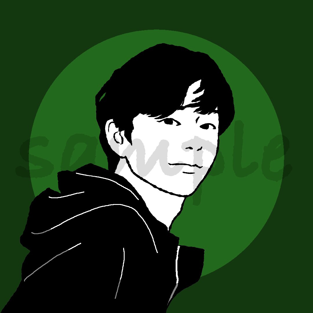 SNSアイコン用★男前・個性的アイコン描きます 印象に残るおしゃれなアイコン描きます！ イメージ10